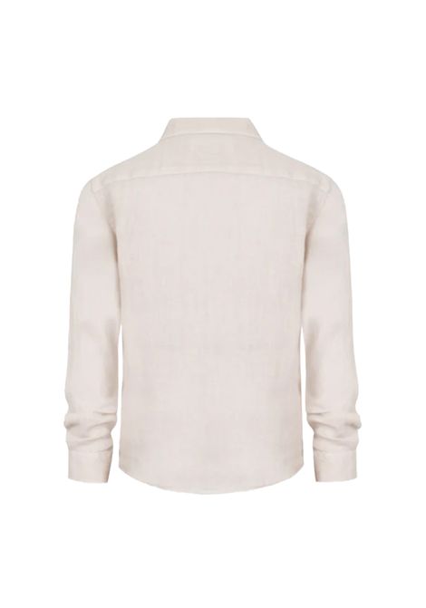 Camicia Mc2 Saint Barth Agnes bambino AGNES00331H Beige lino manica lunga colletto classico MC2 SAINT BARTH | Camicie | AGNES00331H10H